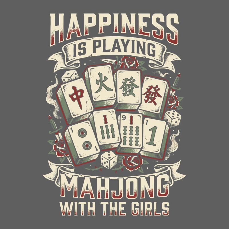 Mahjong Freude mit den Mädels