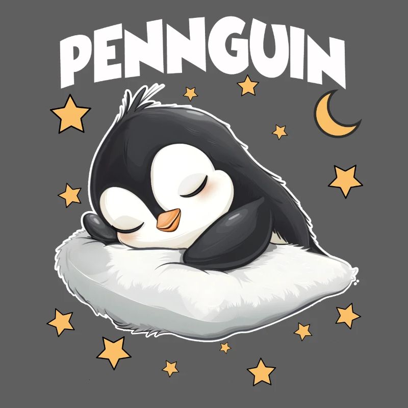 Pennguin Pinguin Schlafmützen Langschläfer Kuschel
