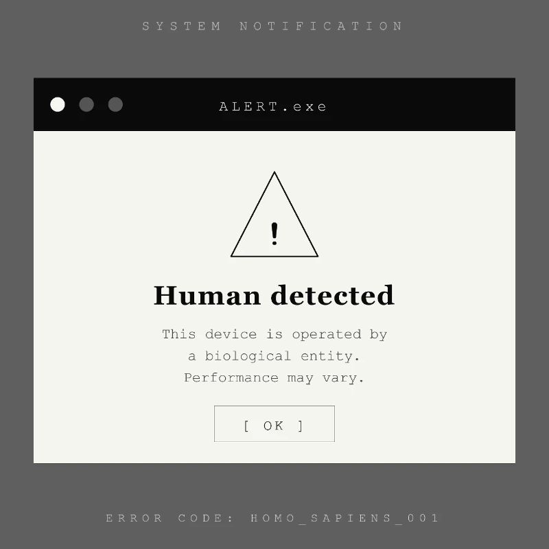 HUMAN DETECTED