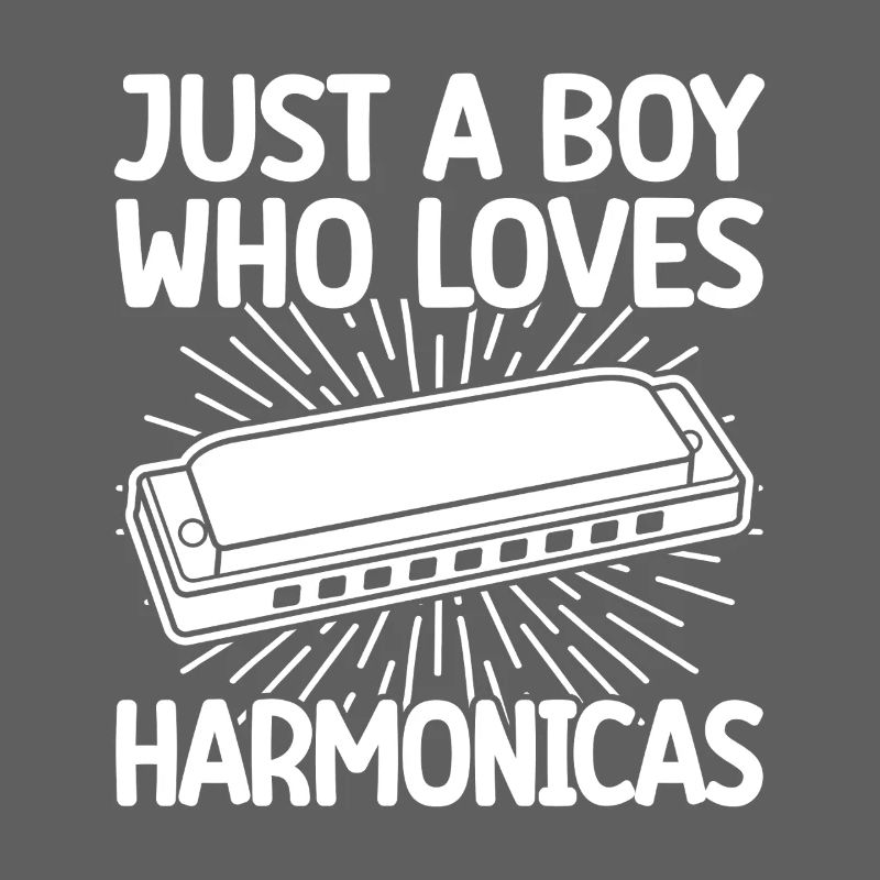 Harmonica Musican Just A Boy Who Loves Harmonica