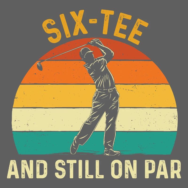 Sechs Abschlag immer noch auf Par, 60. Golf-Geburtstag.