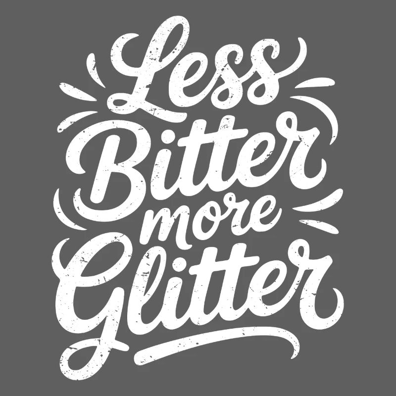 less bitter more glitter