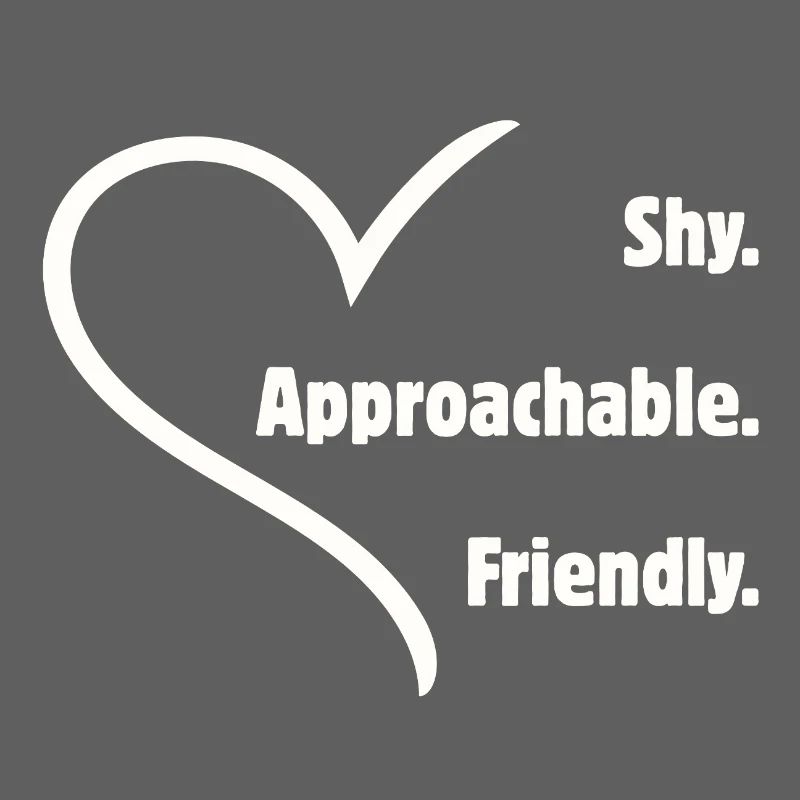 Flirteurs introvertis timides amicaux accessibles