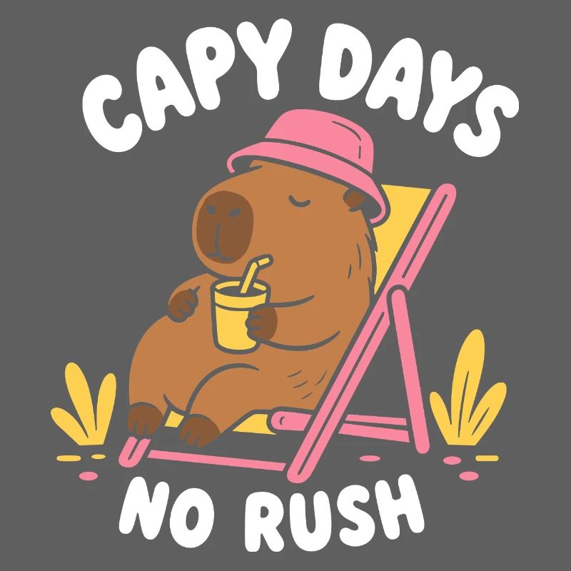 Capy Days No Rush Capybara