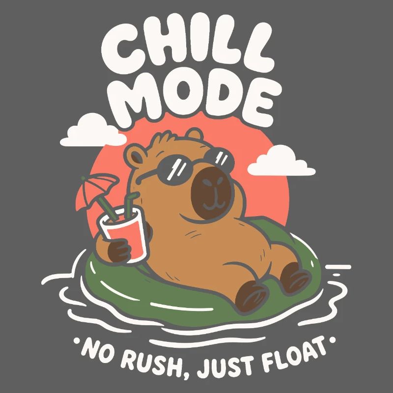 Chill Mode Summer Capybara