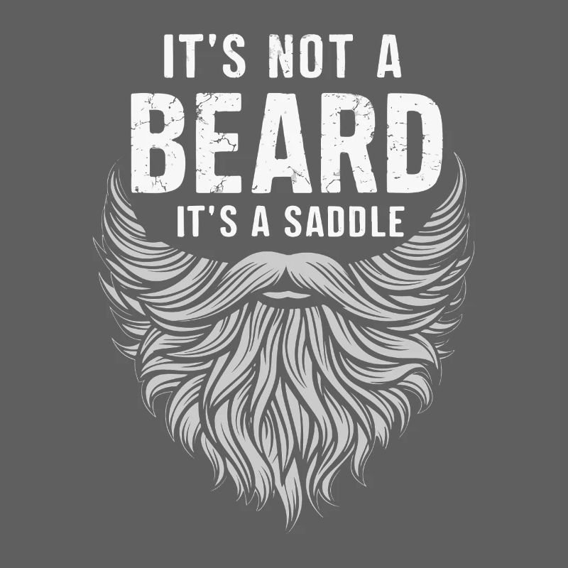 It's not a beard, it's a saddle