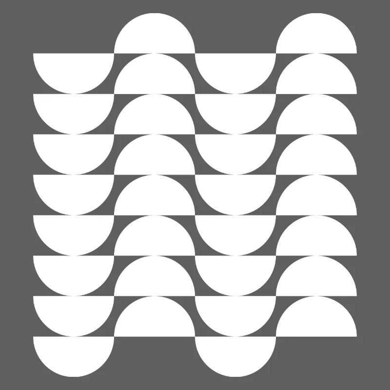 Wavegrid Half-Circle Pattern
