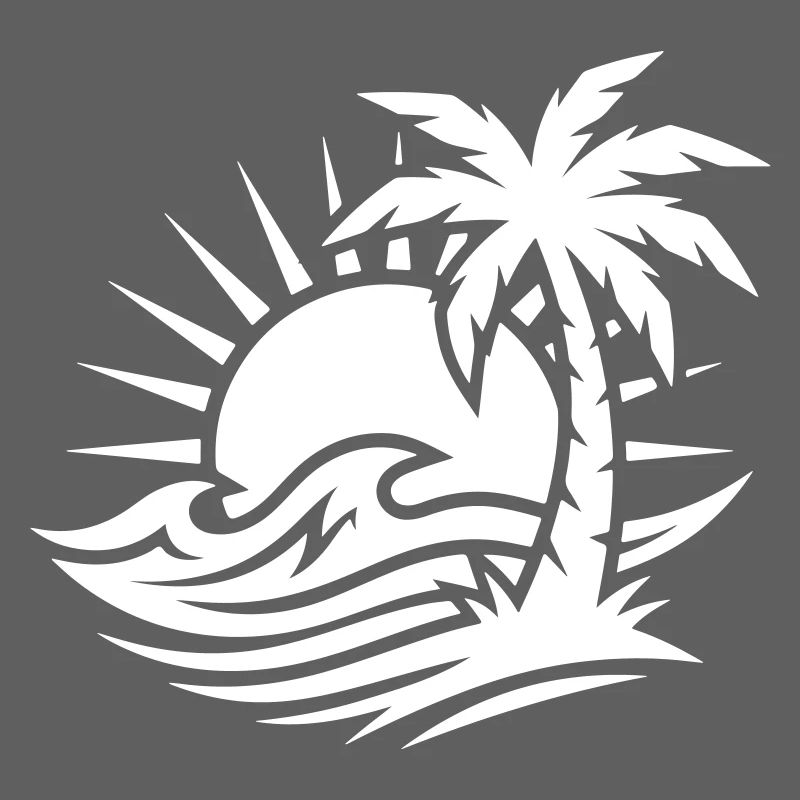 Océan Palm Tree Beach