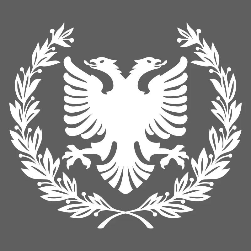 Shqipe Wreath – Albania Laurel Double Head Eagle