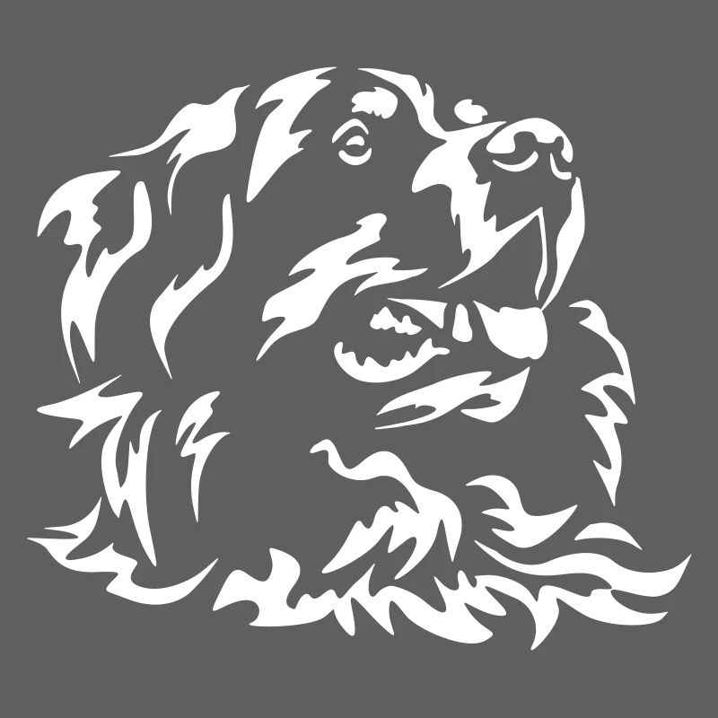 Berner Sennenhund Kopf "Black Edition"