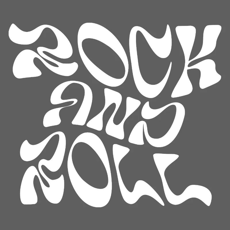 Rock and Roll Typography Design