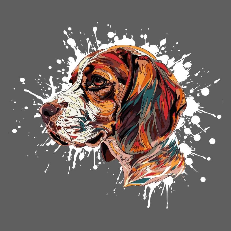 Explosion de couleurs Beagle