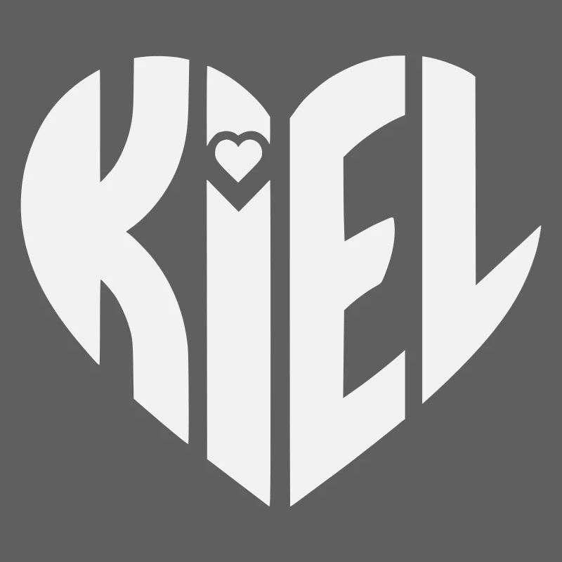 Typographie du cœur de Kiel