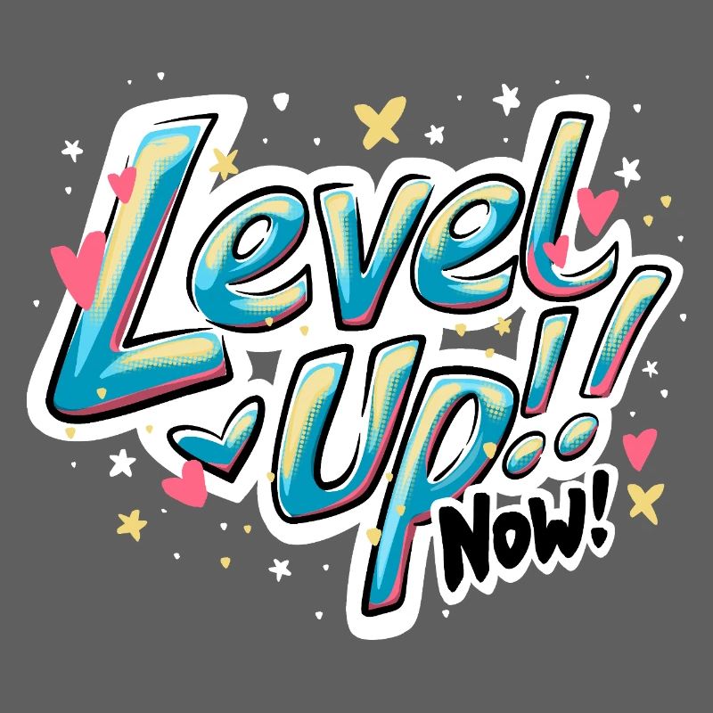 Vibrant Inspirant 'Level up now !' Conception du devis