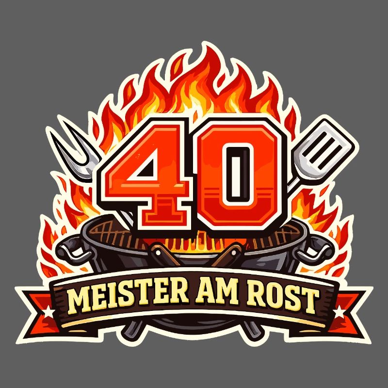 40 Master on the grill