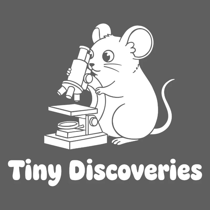 Petites découvertes : Souris devant le microscope