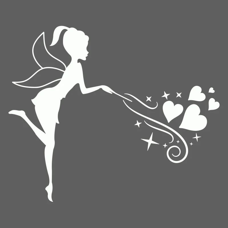 Fairytale fairy with heart magic