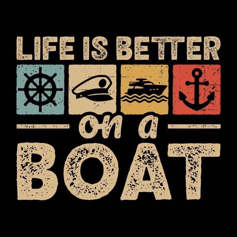 Nautical Boat Captain Boating Sailor Sailing