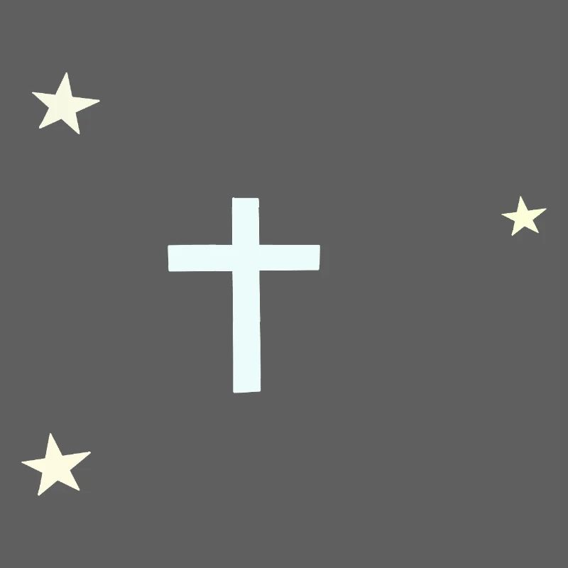 Croix céleste avec étoiles