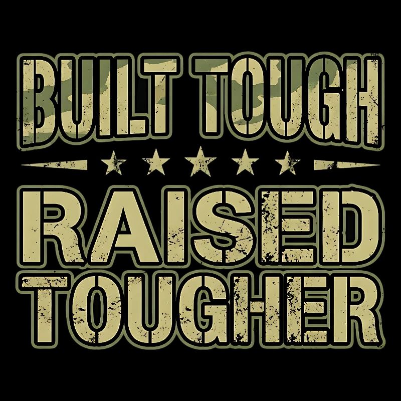 Proud Army Mama Built Tough Camo