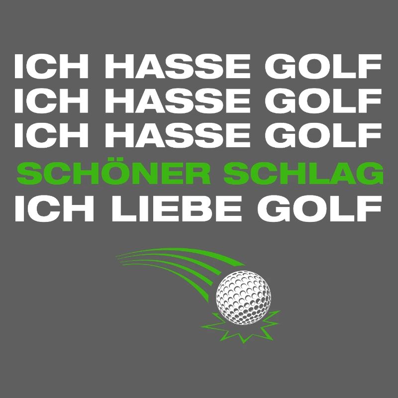 Ich liebe Golf Golfer Golfen