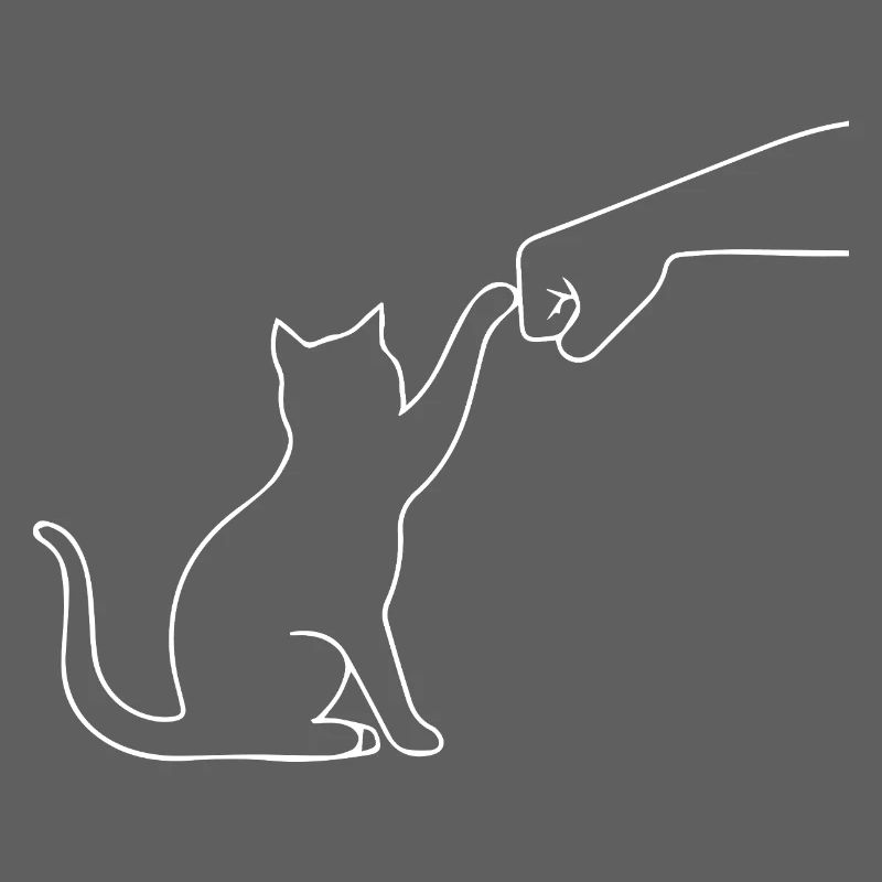 Katze Pfote lustig