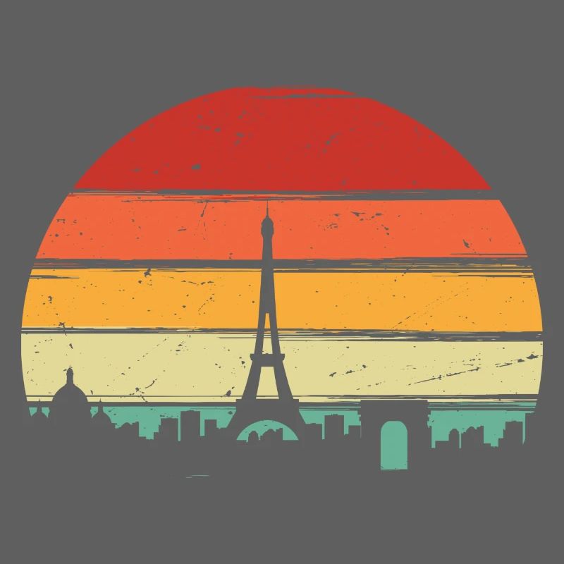 Sunset Eiffel Tower