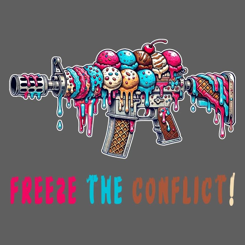 Konflikt eingefrieren Eiscreme