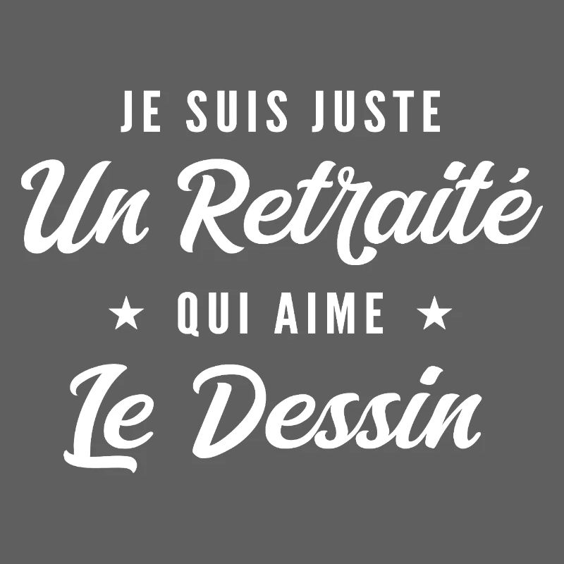 Retraité passionné de dessin