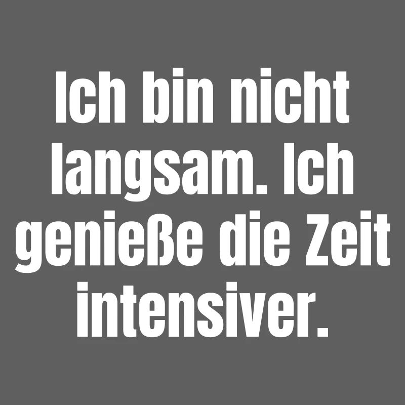 Ich bin nicht langsam Typo