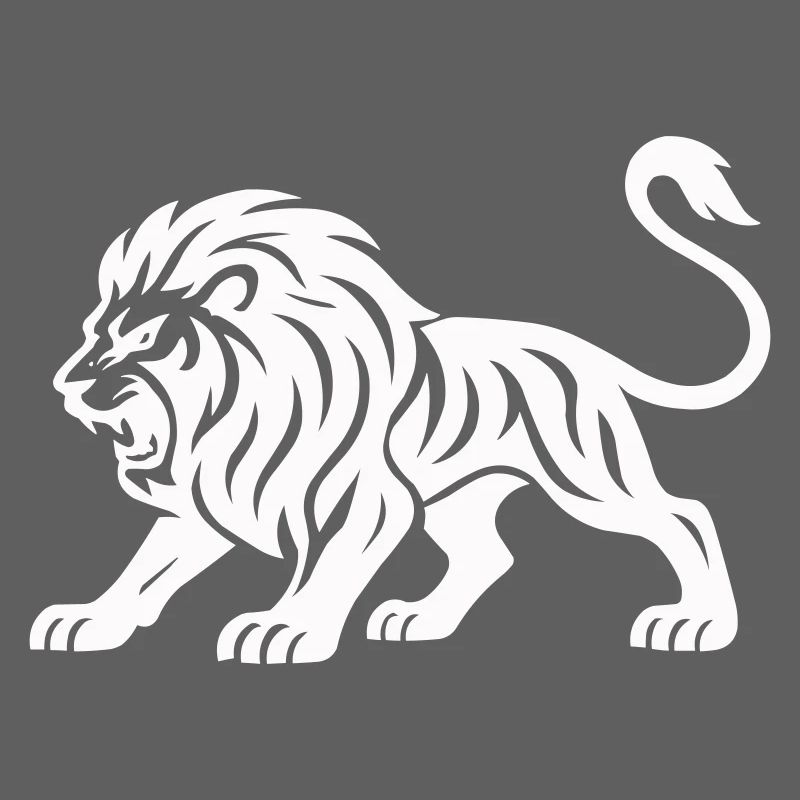 Silhouette de tigre