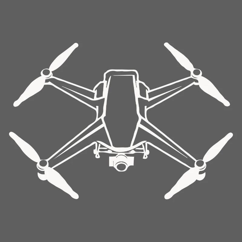 Icône simple de drone