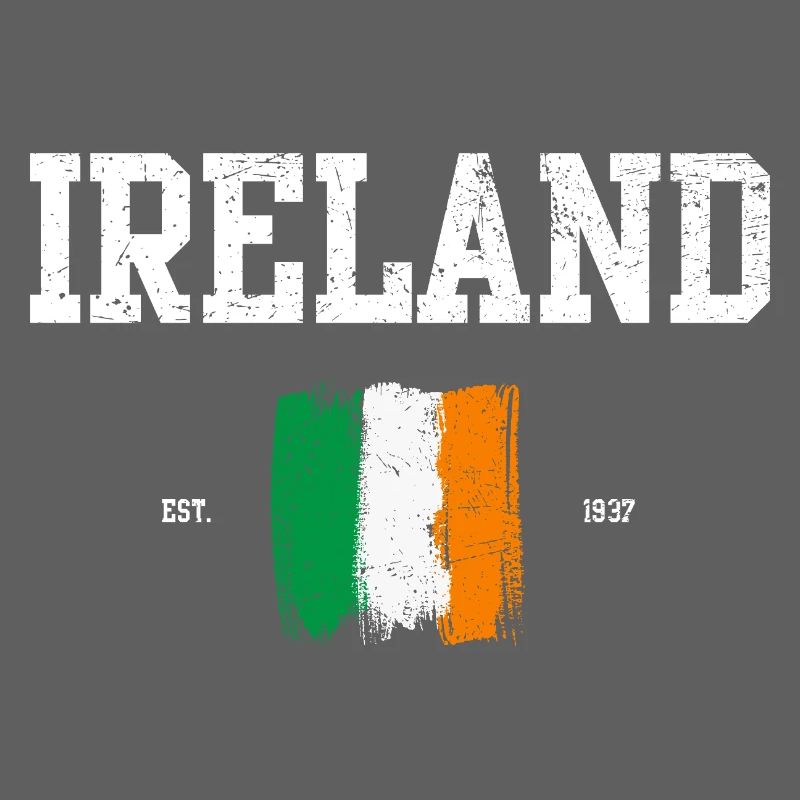 Drapeau de l’Irlande Brushstroke Design
