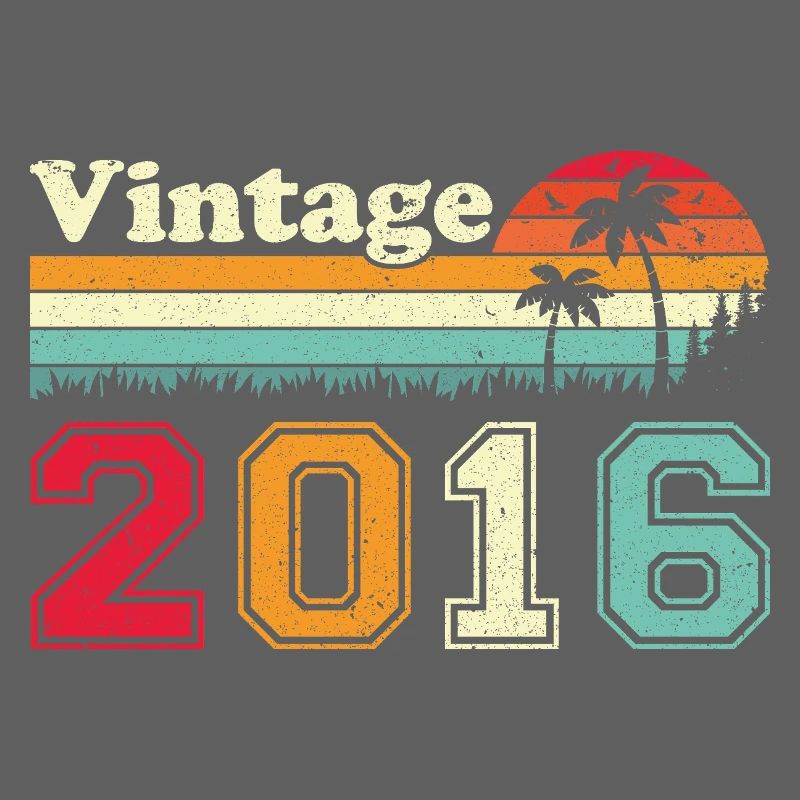 2016 Vintage Retro Geburtstagsgeschenk