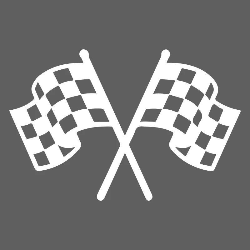Icône du drapeau de course