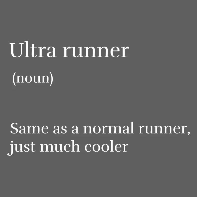 Ultra Runner Wie ein normaler Runner Nur viel gurren