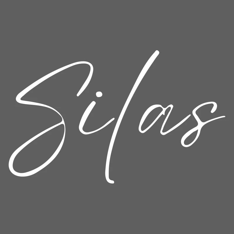 Silas Name T-Shirt Gift for Men