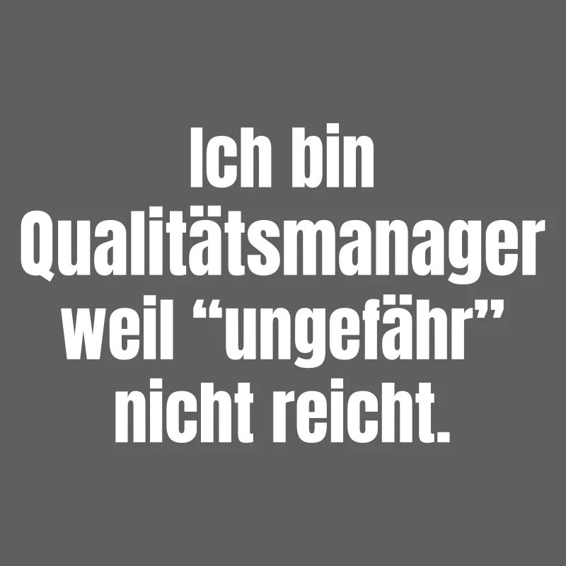Je suis responsable qualité, c’est ce qui compte