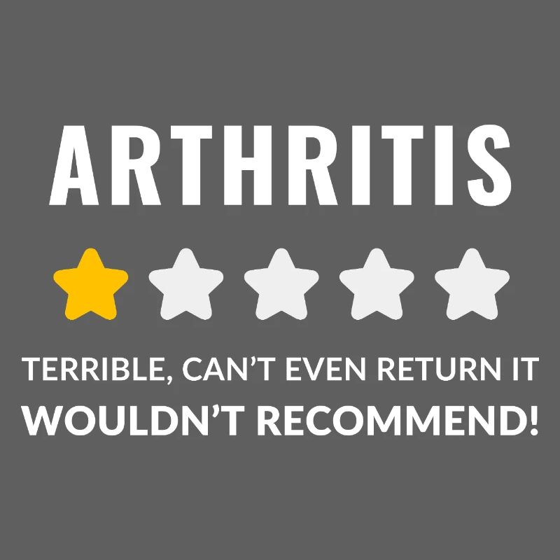 Bold Arthritis Awareness Typography Design