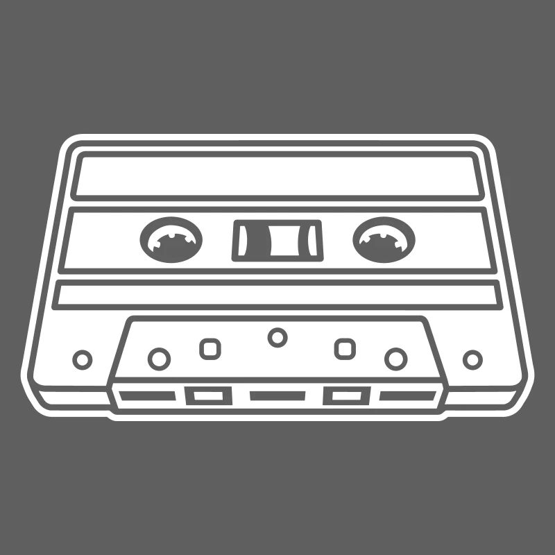 Perspective de la cassette – Conception de mixtape rétro