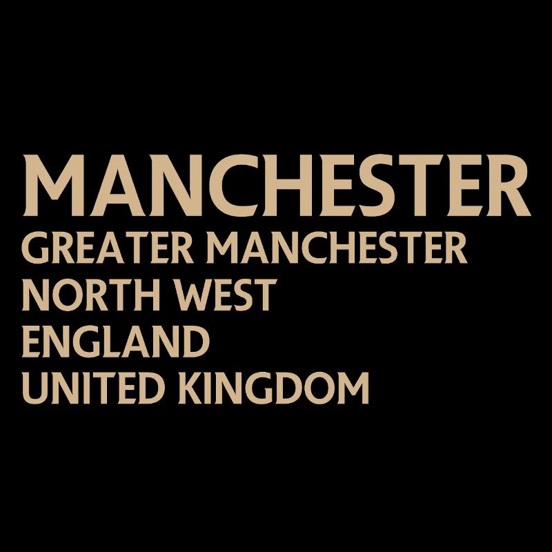 Manchester – England Lyric Design