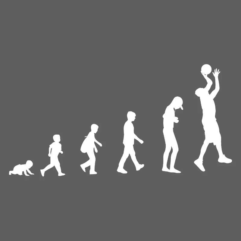 Evolution de bébé à basketteur / Sport