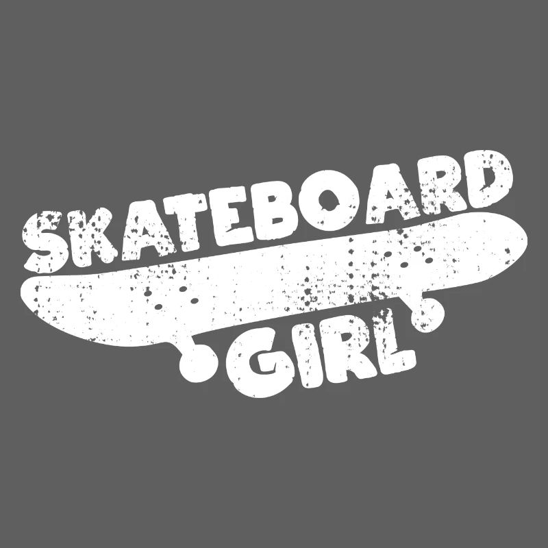 Fille de planche à roulettes
