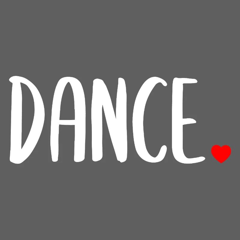 Dance Heart – Minimalist Dance Lover Design