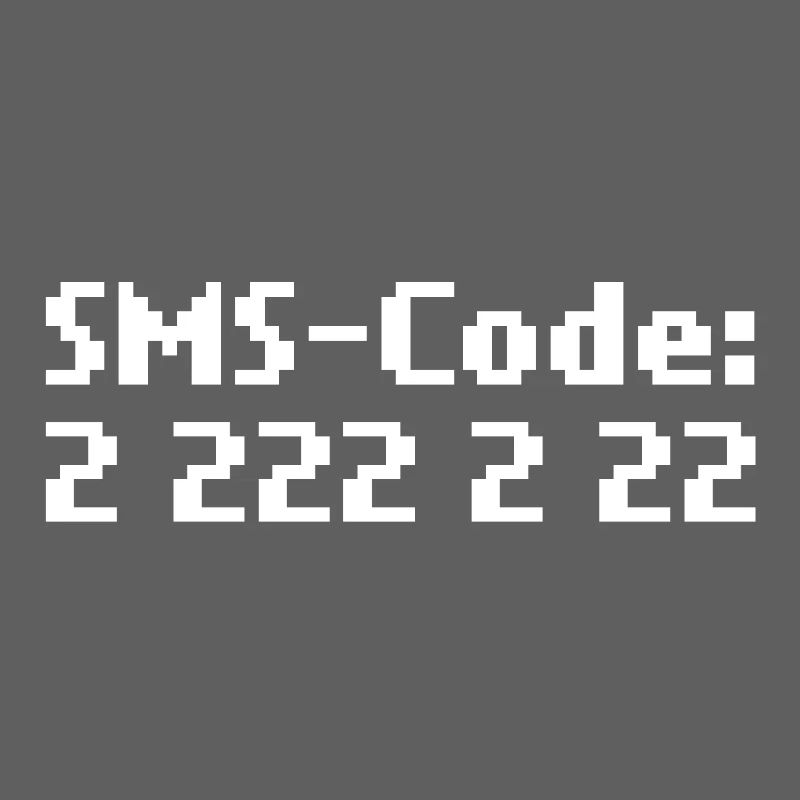 sms-code 2 222 2 22