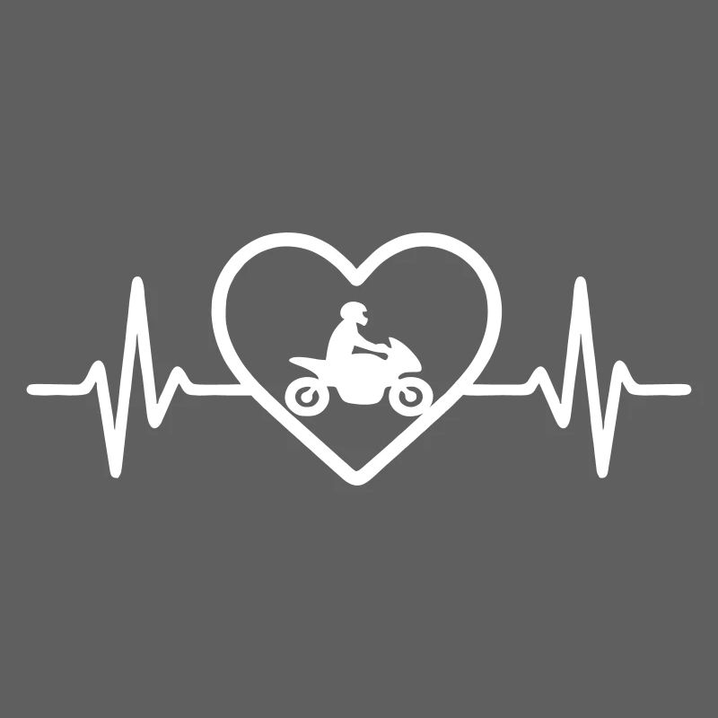 Motorrad Biker Herz