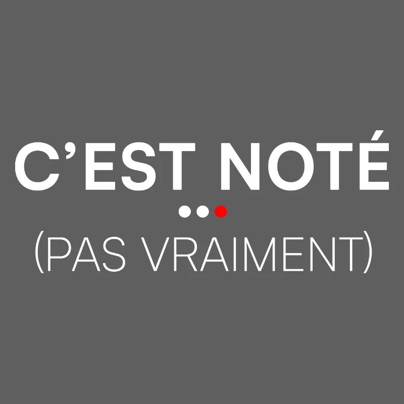 C’est noté pas vraiment humour bureau