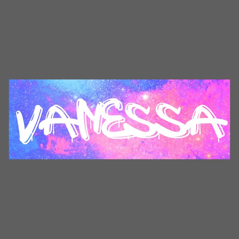 Vanessa Name Geschenk Geschenkidee Galaxie