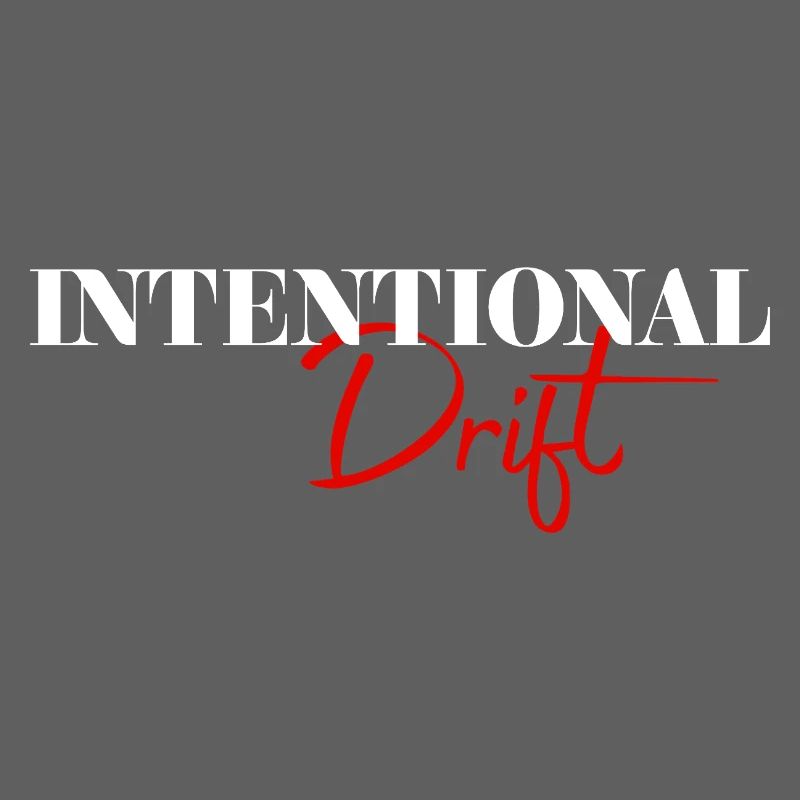 Intentional Drift Minimal Typography Design