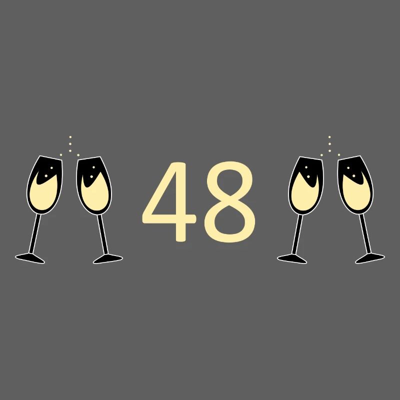 48e anniversaire 48 ans 48 ans numéro 48